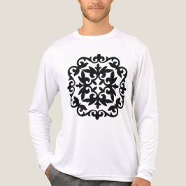 Camiseta Triblenda Diseño Floral Ornamental