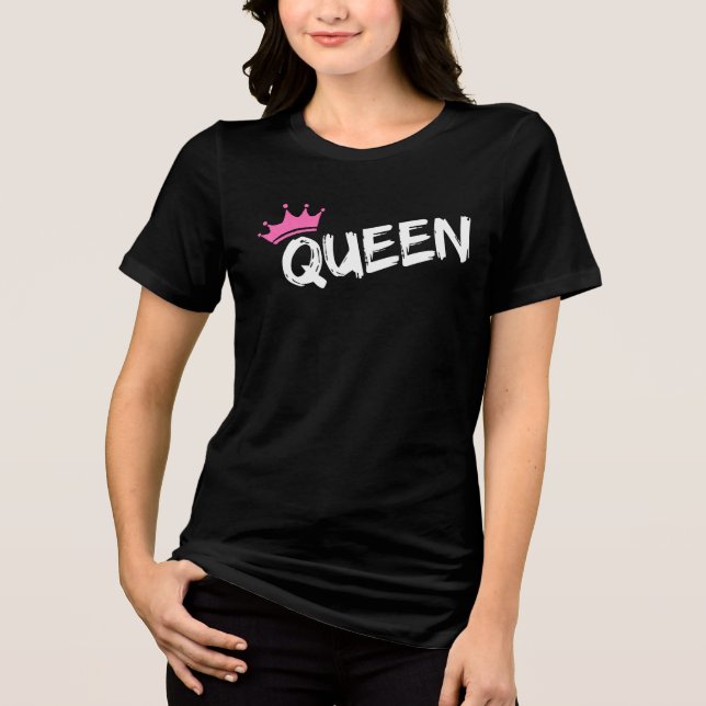 Camiseta Triblenda Diseño gráfico Reina (Anverso)