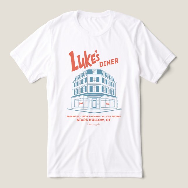 Camiseta Triblenda Diseño hueco de Diner Stars Hollow de Luke (Diseño delantero )