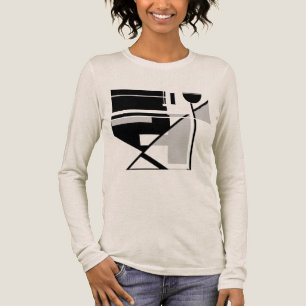 Camiseta Triblenda Diseño inspirado en el MCM del Arte Geométrico Gri