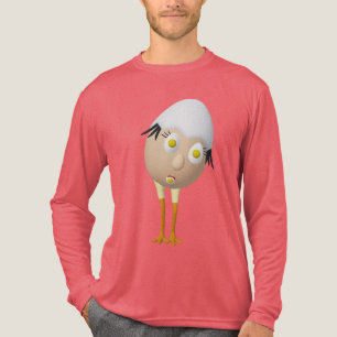Camiseta Triblenda Diseño lindo de personaje de huevo extravagante de