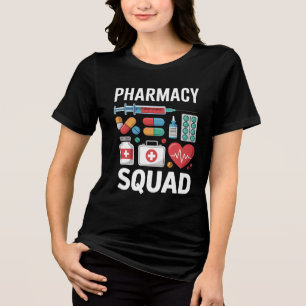 Camiseta Triblenda Diseño médico del Día Mundial de la Farmacia