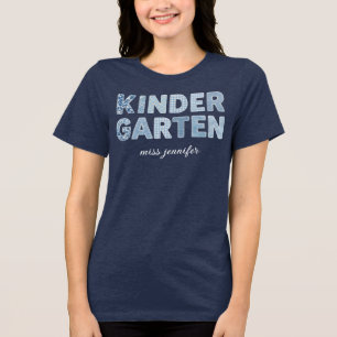 Camiseta Triblenda Diseño personalizado de jardín de infancia para el