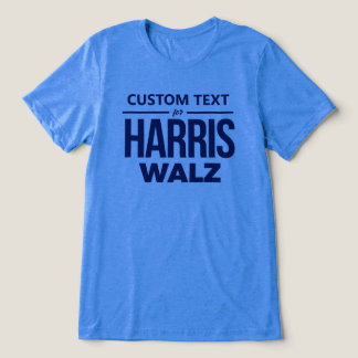 Camiseta Triblenda Diseño personalizado para Harris Walz