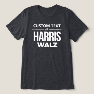 Camiseta Triblenda Diseño personalizado para Harris Walz