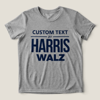 Camiseta Triblenda Diseño personalizado para Harris Walz