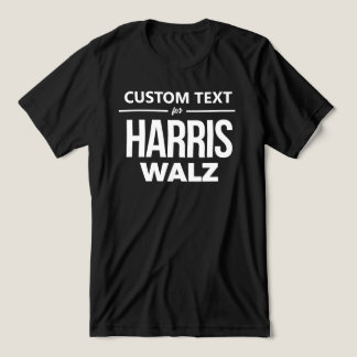 Camiseta Triblenda Diseño personalizado para Harris Walz