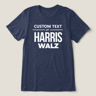 Camiseta Triblenda Diseño personalizado para Harris Walz