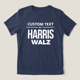 Camiseta Triblenda Diseño personalizado para Harris Walz