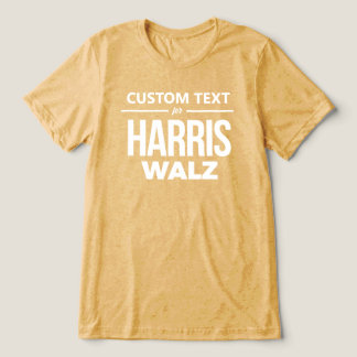 Camiseta Triblenda Diseño personalizado para Harris Walz