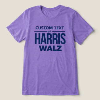 Camiseta Triblenda Diseño personalizado para Harris Walz