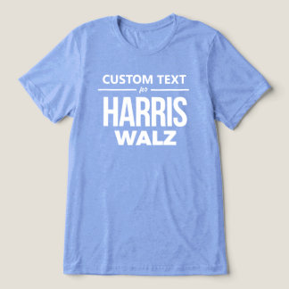 Camiseta Triblenda Diseño personalizado para Harris Walz