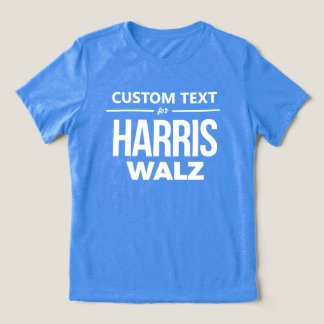 Camiseta Triblenda Diseño personalizado para Harris Walz