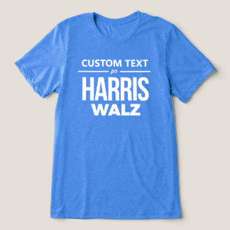Camiseta Triblenda Diseño personalizado para Harris Walz