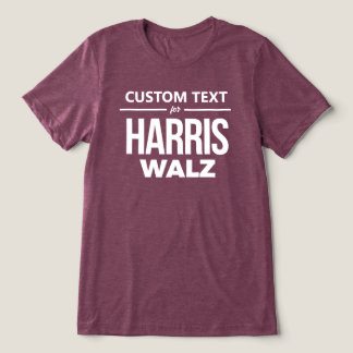 Camiseta Triblenda Diseño personalizado para Harris Walz