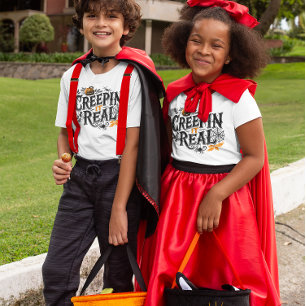 Camiseta Triblenda Diseño Retro de Halloween Crepping It Real