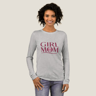 Camiseta Triblenda Diseño tipográfico de huellas de mamá niña linda