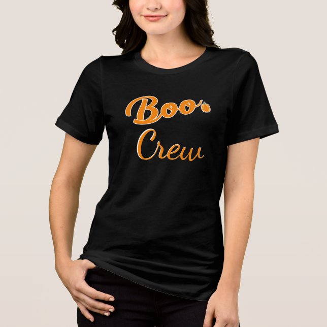 Camiseta Triblenda Disfraces de Halloween Boo Crew Family Mating (Anverso)