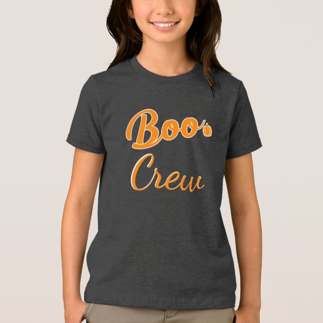Camiseta Triblenda Disfraces de Halloween Boo Crew Family Mating (Anverso)