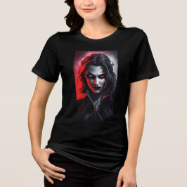 Camiseta Triblenda Disfraces de Halloween vampiro gótico de sangre su