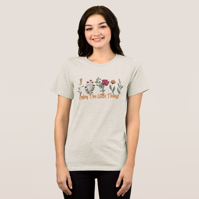 Camiseta Triblenda Disfruta de la cosecha (Anverso Completo )
