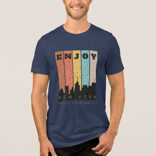 Camiseta Triblenda Disfruta Nueva York Cuida Tu Cartera Funny NYC
