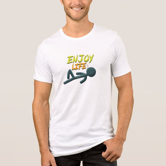 Camiseta Triblenda Disfrutar de la vida (Anverso)