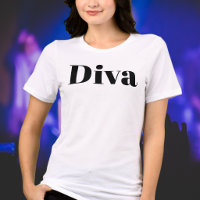 Diva Divertida Artista de Música Moderna Blanco Ne