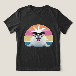 Camiseta Triblenda Diversión de gafas de sol de foca