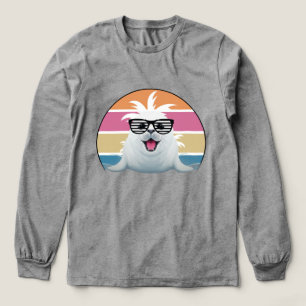 Camiseta Triblenda Diversión de gafas de sol de foca