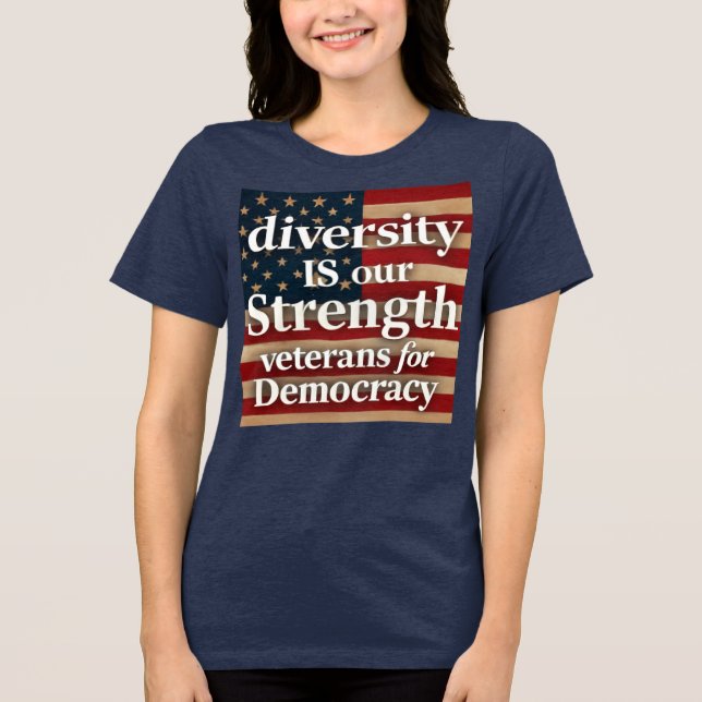 Camiseta Triblenda Diversity Is Our Strength (Anverso)