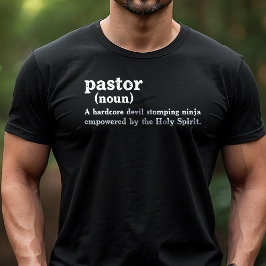 Camiseta Triblenda Divertida definición del pastor Fe religiosa