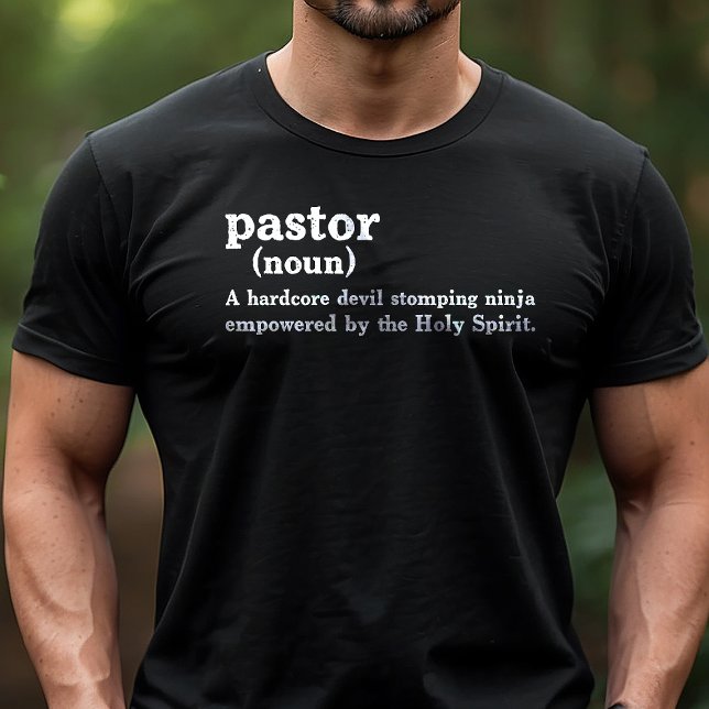 Camiseta Triblenda Divertida definición del pastor Fe religiosa (Subido por el creador)