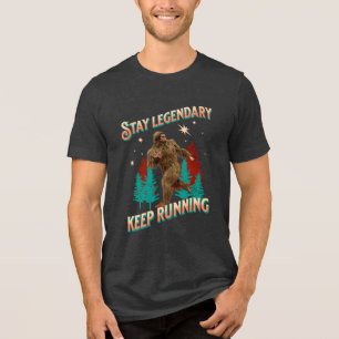 Camiseta Triblenda Divertida Motivación para Correr de Bigfoot