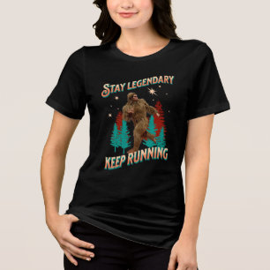 Camiseta Triblenda Divertida Motivación para Correr de Bigfoot