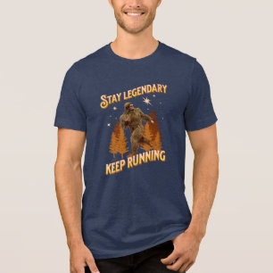 Camiseta Triblenda Divertida Motivación para Correr de Bigfoot
