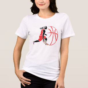 Camiseta Triblenda divertida polka dot basketball International Dot D