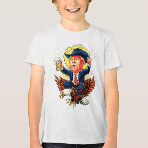Camiseta Triblenda Divertidas elecciones de Donald Trump 2024 para re