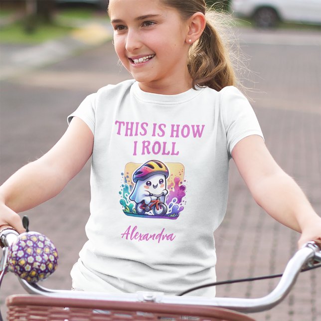 Camiseta Triblenda Divertido Así es como hago chica de ciclismo perso (Subido por el creador)