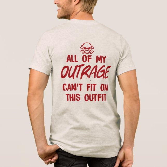 Camiseta Triblenda Divertido canto sarcástico dice Humor oscuro adult (Reverso )