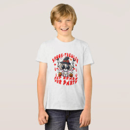 Camiseta Triblenda ¡Divertido diseño de calabaza de perro en Hallowee