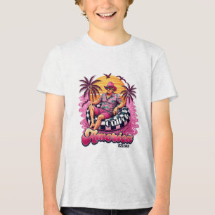 Camiseta Triblenda Divertido Golfo De Estados Unidos 2025 Beach Pink 