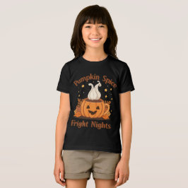 Camiseta Triblenda Divertido Halloween: "Especias de calabaza y noche