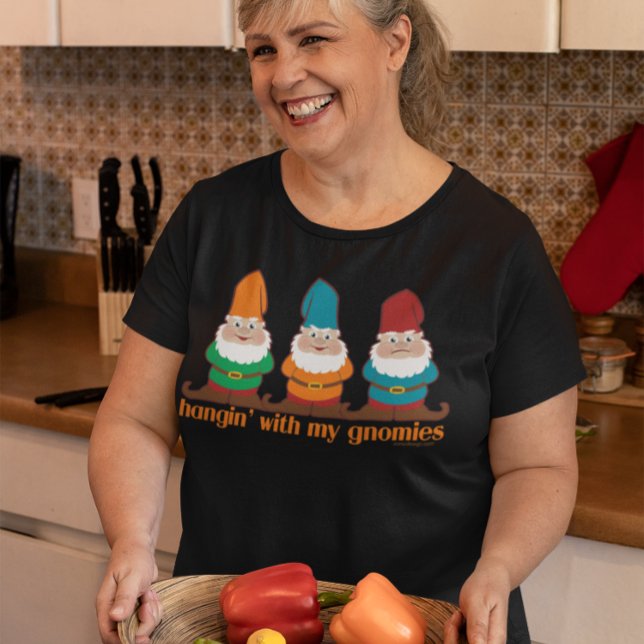 Camiseta Triblenda Divertido Hangin Con Mis Gnomías (Subido por el creador)