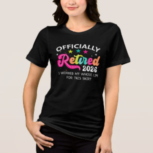 Camiseta Triblenda Divertido Jubilado 2026 Jubilación Compañeros de T