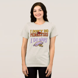 Camiseta Triblenda Divertido No Hago Penales Hago Siestas