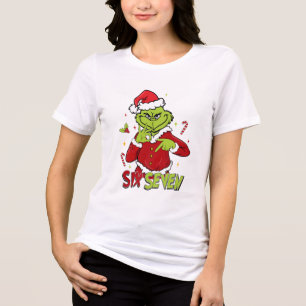 Camiseta Triblenda Divertido Seis Siete Meme Navidad Viral 6 7 Tipo