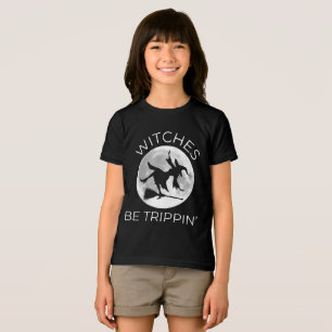 Camiseta Triblenda Divertido Trippin divertida bruja Halloween