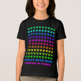 Camiseta Triblenda Divertido y personalizado arcoiris infantil cumple