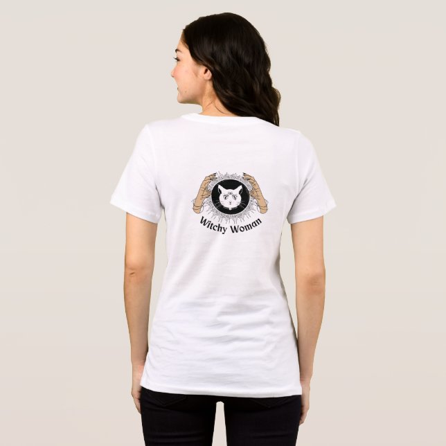 Camiseta Triblenda Dividir personalidades "mujer pica" (Reverso Completo)